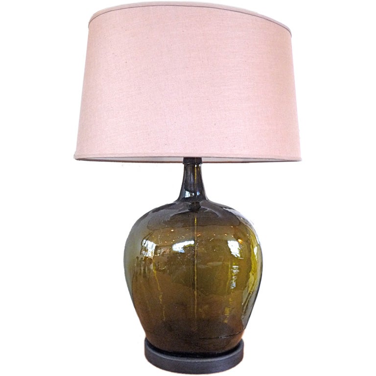 Small Demijohn Lamp For Sale