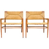 Pair French Moderne Armchairs