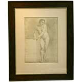 18th Century Male Nude Drawing