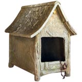 Antique Faux Bois dog house