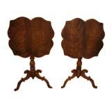 # 1108- A pair of 19th century Swedish tilt top tables