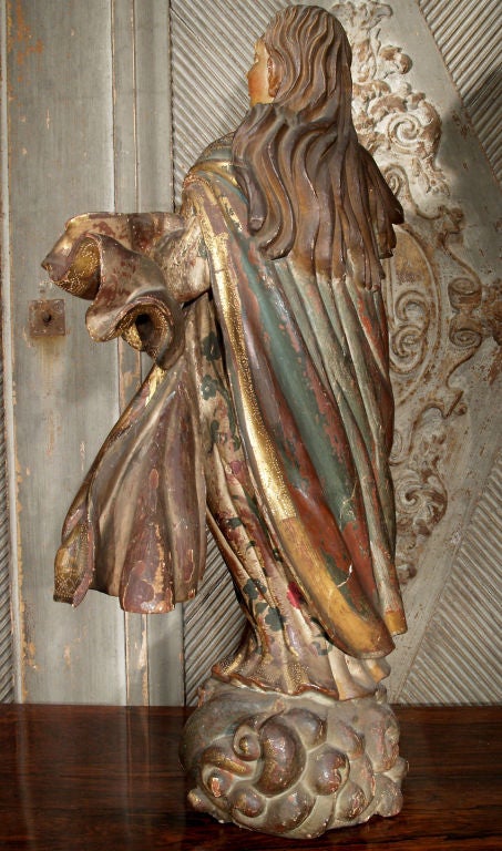 1079- A 17th century Portuguese colonial santos