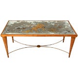 1128-French Andre Arbus style coffee table