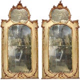 881- A grand pair of Italian 18th century mirrors