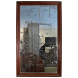 1140 French walnut mirror