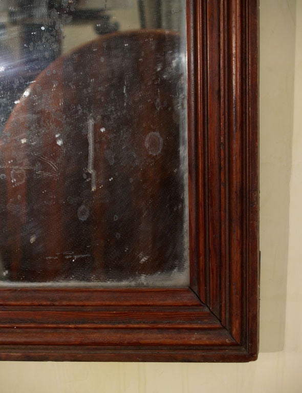 1140 French walnut mirror