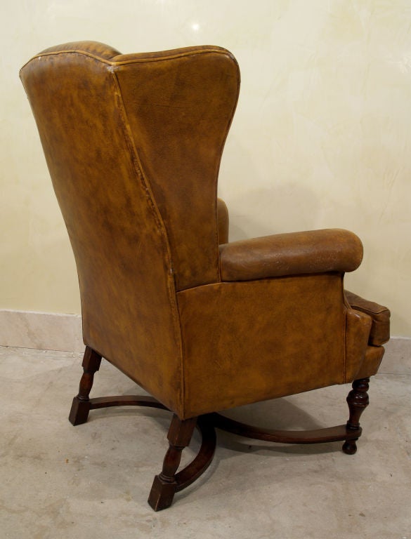 1139 A 19th century French wing chair