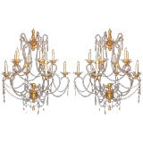 1147 Italian Tuscan Style Chandelier. One or as a pair