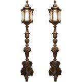 1097 A pair of 19th century Italian Grand Torchieres