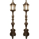 Antique 1097 A pair of 19th century Italian Grand Torchieres