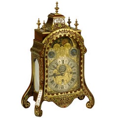 Antique Rare South German Pendulum Clock Signed "Joseph Graff" C1750