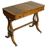 Regency Rosewood Tric Trac Table, C1810
