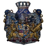 19th C Armorial for the Royal Marriage of King George III