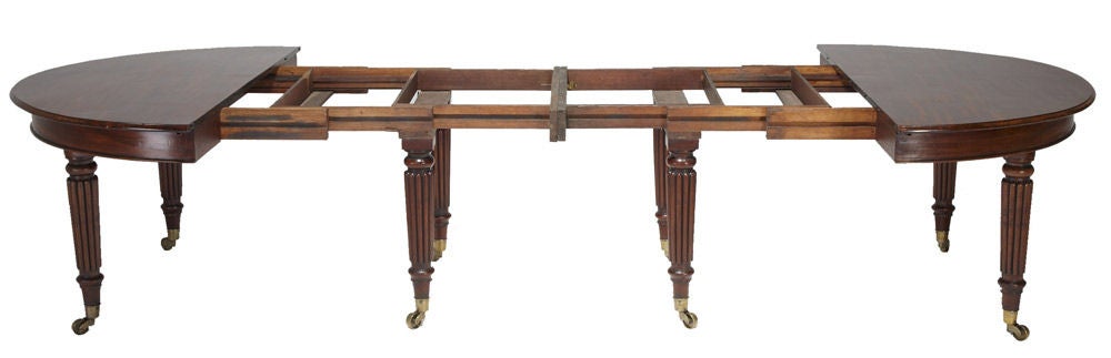 Regency Mahogany Extending Dining Table, c1815, Manner of Gillows of Lancaster In Good Condition In valatie, NY