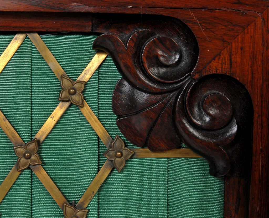 William IV Rosewood Secretary Cabinet, c1830 1