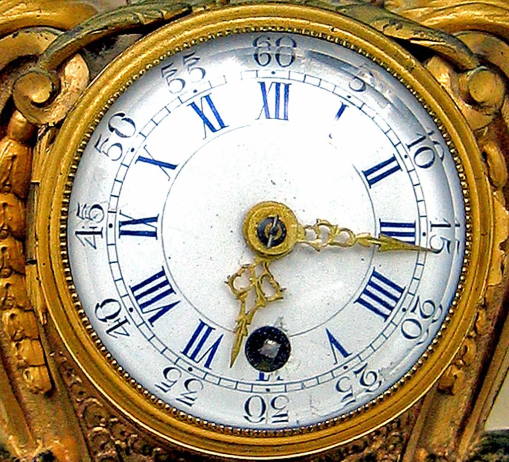 French Louis XVI Style Ormolu Cartel Clock, c1880