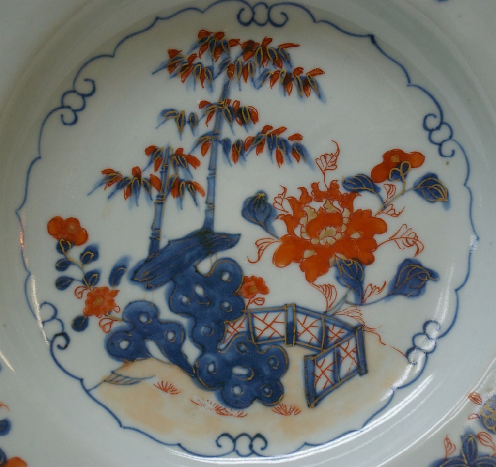 10 Chinese Export Bowls in the Imari Pattern, Yongzheng, C1725