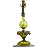 vintage murano table lamp