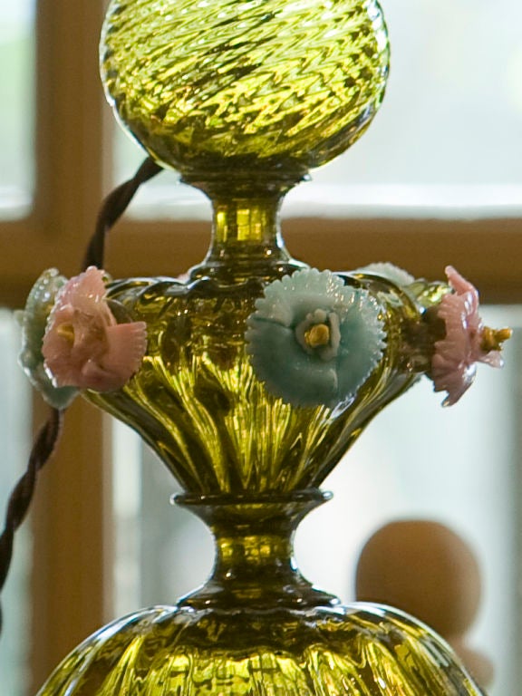 vintage murano table lamp