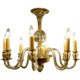 Vintage Murano chandelier with 8 arms