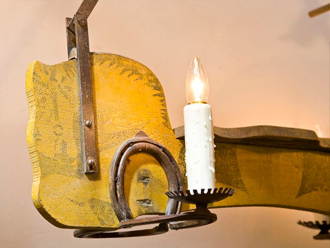 Charming "horse" chandelier