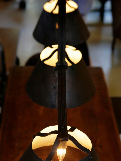 antique billiard light