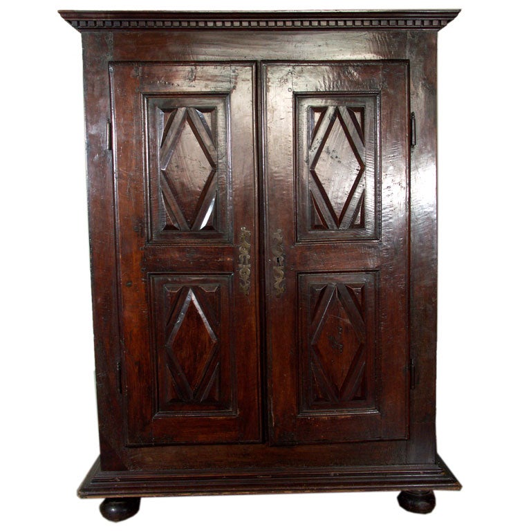 French Paneled Cabinet For Sale