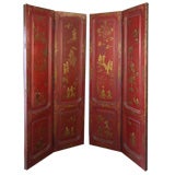 Set of Four 19th Century French Chinoiserie Door Panels