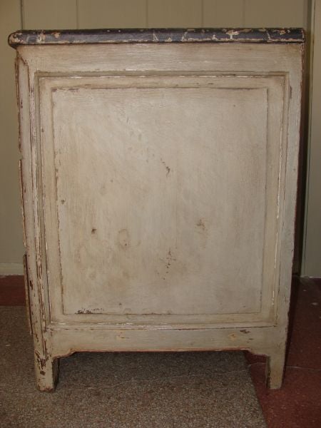 Painted French Three Drawer Commode 1