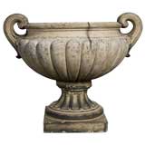 English garden urn