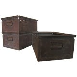 Vintage Industrial Bins