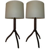 Pair of Overscale Table Lamps