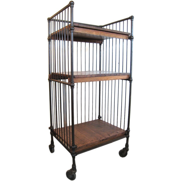 Printer's Rolling Cart at 1stDibs