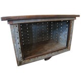 Used Perforated storage cart