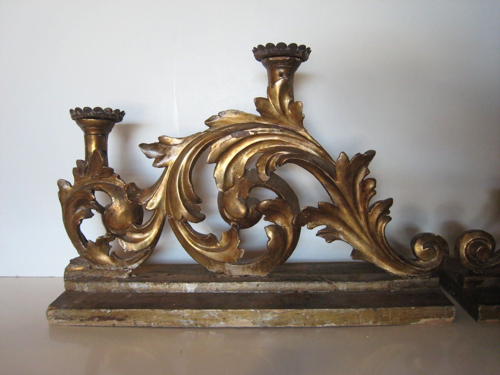 Pair of Italian Candle Prickets