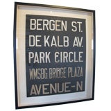 Framed New York Subway Stops