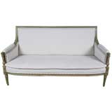 Exposed frame settee