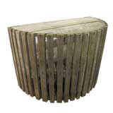 Slatted Side Table