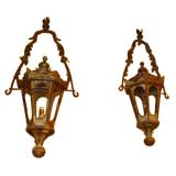 Pair of Venetian lanterns