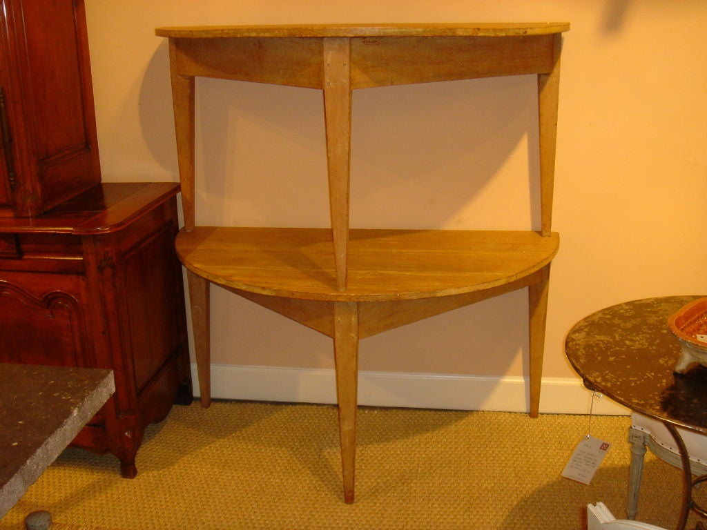 Pair of Demi-lune Tables
