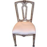 Painted Italian side chair