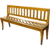 Faux Bois Painted Bench