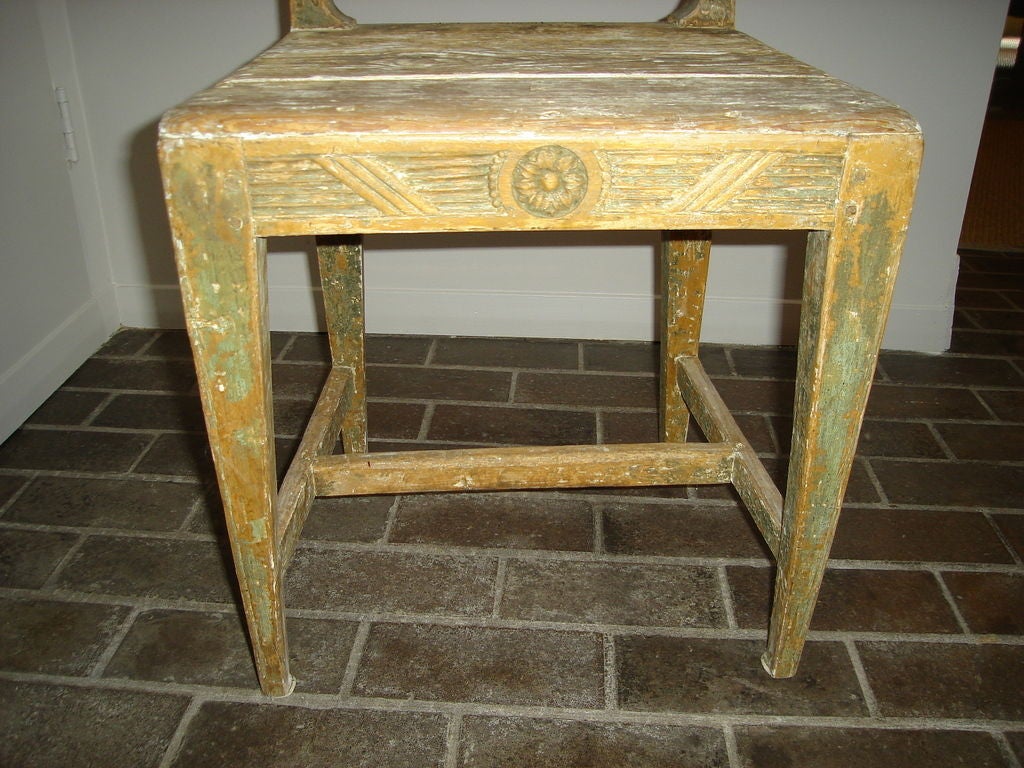 19th. Century Swedish Provencial Gustavian Side Chair
