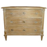 19th. Century Bleached Oak Directoire Commode