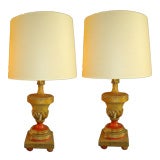 Pair 19th.Century Italian Urn Lamps