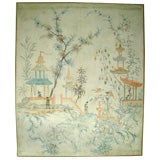 Antique 18th.C. French Painted Panel in the Chinese Taste