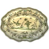18th. Century French Moustier Platter