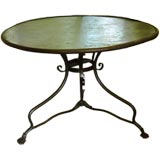 19th.Century Iron Arras Table