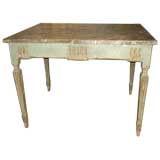 Antique Louis XVI Style Painted Table