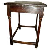 French Henry IV Oak Side Table